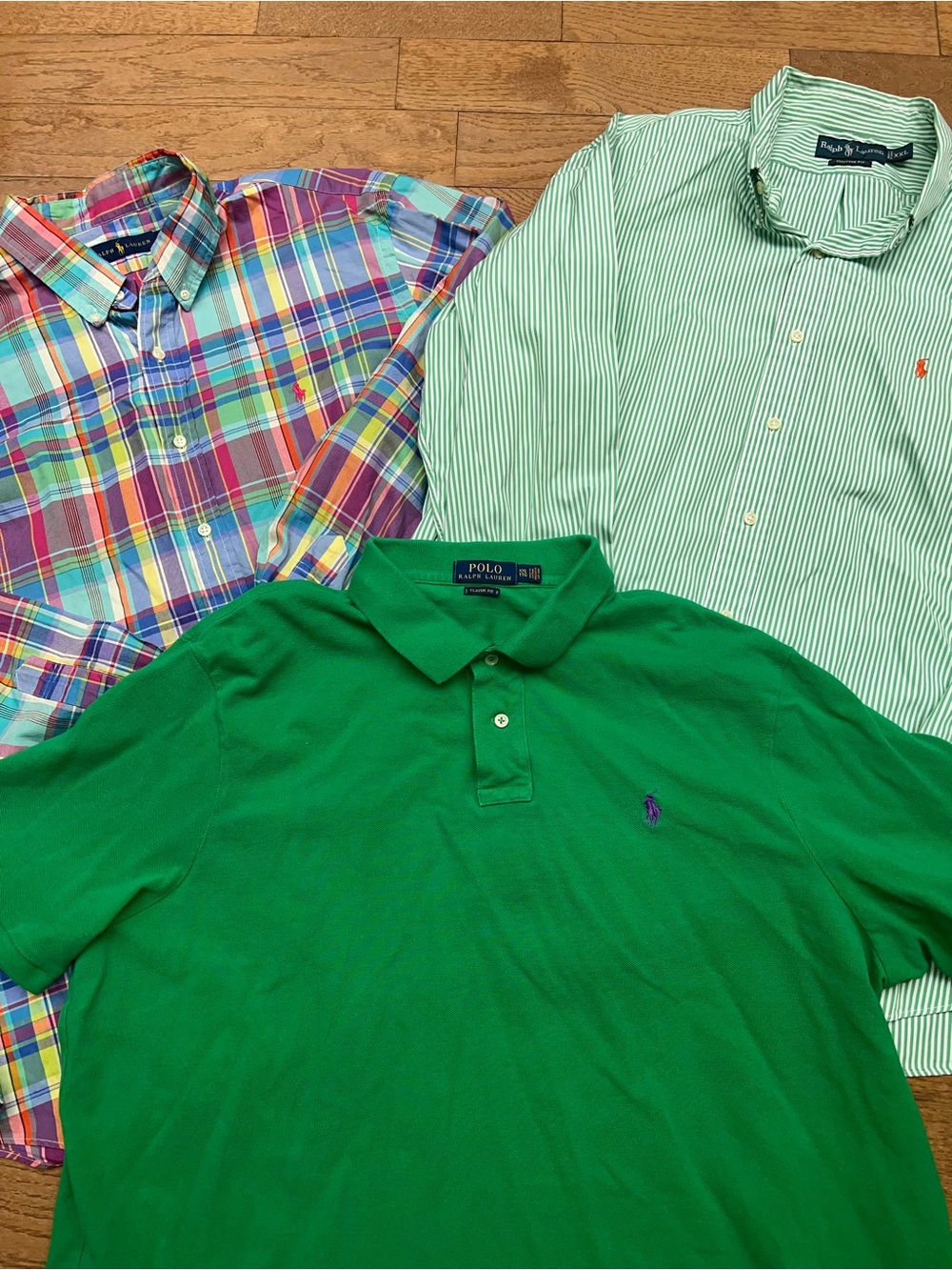 Polo by Ralph Lauren Men’s XXL Bundle of 3 Polo and Button Up with Logo - Picture 3 of 6